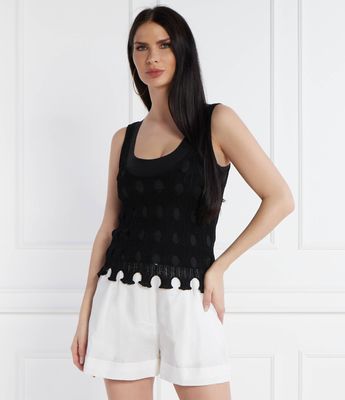 Pinko - Bluzka damska casual ze sklepu: Gomez Fashion Store w kategorii: Bluzki damskie - zdjęcie 874714-BD9-10338_PI242W000053099