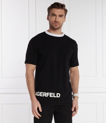 T-shirt męski na lato Karl Lagerfeld ze sklepu: Gomez Fashion Store w kategorii: T-shirty męskie - zdjęcie 874714-BD9-10338_KL242M000153990