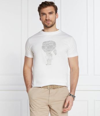 Karl Lagerfeld - T-shirt męski na lato ze sklepu: Gomez Fashion Store w kategorii: T-shirty męskie - zdjęcie 874714-BD9-10338_KL242M000158007
