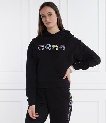 Karl Lagerfeld - Bluza damska zimowa ze sklepu: Gomez Fashion Store w kategorii: Bluzy damskie - zdjęcie 874714-BD9-10338_KL242W000114666