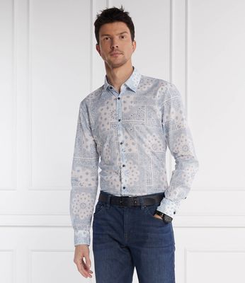 Koszula męska na wiosnę casual Joop! Jeans ze sklepu: Gomez Fashion Store w kategorii: Koszule męskie - zdjęcie 874714-BD9-10338_JJ242M000013422
