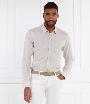 Koszula męska na wiosnę casual Joop! Jeans ze sklepu: Gomez Fashion Store w kategorii: Koszule męskie - zdjęcie 874714-BD9-10338_JJ242M000030244
