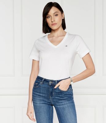 Bluzka damska na wiosnę Gant ze sklepu: Gomez Fashion Store w kategorii: Bluzki damskie - zdjęcie 874714-BD9-10338_GA242W000006110