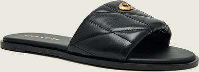 Klapki damskie na lato Coach ze sklepu: Gomez Fashion Store w kategorii: Klapki damskie - zdjęcie 874714-BD9-10338_CN242W000005080