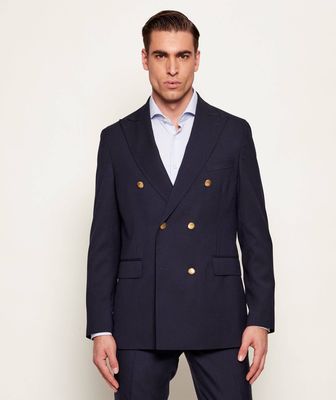 Marynarka męska elegancka Oscar Jacobson ze sklepu: Gomez Fashion Store w kategorii: Marynarki męskie - zdjęcie 874714-BD9-10338_OJ242M000003008