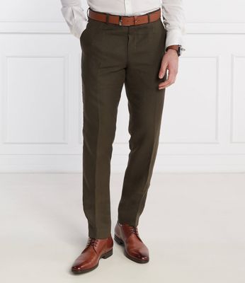Oscar Jacobson - Spodnie męskie jesienne eleganckie ze sklepu: Gomez Fashion Store w kategorii: Spodnie męskie - zdjęcie 874714-BD9-10338_OJ242M000013078
