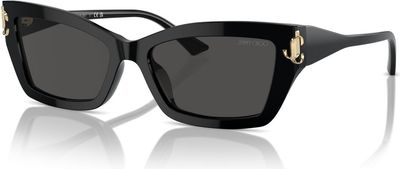 Okulary przeciwsłoneczne damskie w sportowym stylu Jimmy Choo ze sklepu: Gomez Fashion Store w kategorii: Okulary przeciwsłoneczne damskie - zdjęcie 874714-BD9-10338_JI242W000010810