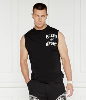 T-shirt męski jesienny Plein Sport ze sklepu: Gomez Fashion Store w kategorii: T-shirty męskie - zdjęcie 874714-BD9-10338_PS244M000016029