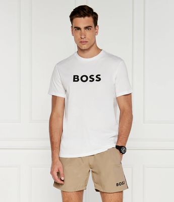 T-shirt męski BOSS BLACK ze sklepu: Gomez Fashion Store w kategorii: T-shirty męskie - zdjęcie 874714-BD9-10338_BW244M000002100