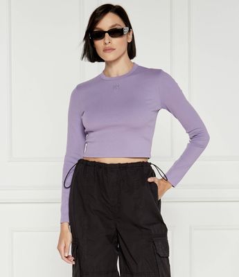 Bluzka damska na jesień HUGO ze sklepu: Gomez Fashion Store w kategorii: Bluzki damskie - zdjęcie 874714-BD9-10338_BU244W000051549