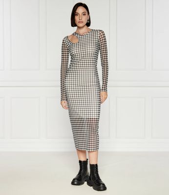 Sukienka na jesień HUGO ze sklepu: Gomez Fashion Store w kategorii: Sukienki - zdjęcie 874714-BD9-10338_BU244W000053964