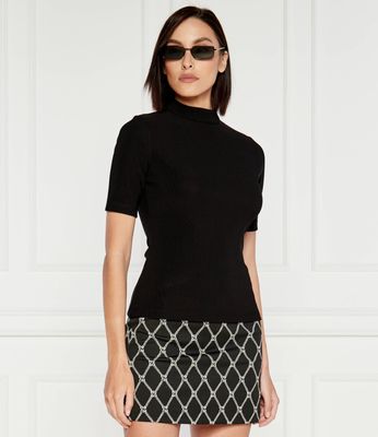 HUGO - Bluzka damska casualowa ze sklepu: Gomez Fashion Store w kategorii: Bluzki damskie - zdjęcie 874714-BD9-10338_BU244W000055001