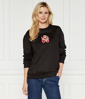 HUGO - Bluza damska casualowa ze sklepu: Gomez Fashion Store w kategorii: Bluzy damskie - zdjęcie 874714-BD9-10338_BU244W000059001