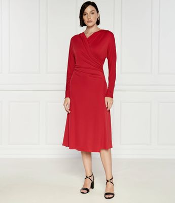 Sukienka wiosenna BOSS BLACK ze sklepu: Gomez Fashion Store w kategorii: Sukienki - zdjęcie 874714-BD9-10338_BB244W000055620