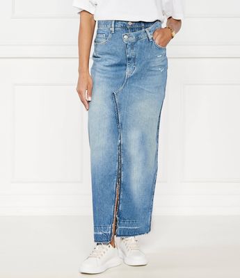 Spódnica w stylu młodzieżowym BOSS ORANGE ze sklepu: Gomez Fashion Store w kategorii: Spódnice - zdjęcie 874714-BD9-10338_BO244W000007424