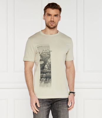 BOSS ORANGE - T-shirt męski ze sklepu: Gomez Fashion Store w kategorii: T-shirty męskie - zdjęcie 874714-BD9-10338_BO244M000057271