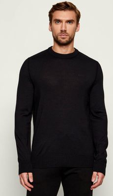 Sweter męski klasyczny BOSS ORANGE ze sklepu: Gomez Fashion Store w kategorii: Swetry męskie - zdjęcie 874714-BD9-10338_BO244M000064001