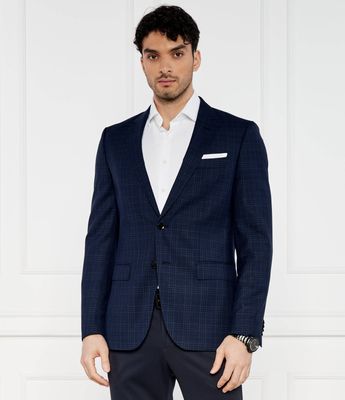 BOSS BLACK - Marynarka męska elegancka ze sklepu: Gomez Fashion Store w kategorii: Marynarki męskie - zdjęcie 874714-BD9-10338_BB244M000076412