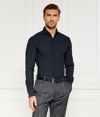 Koszula męska na wiosnę BOSS BLACK ze sklepu: Gomez Fashion Store w kategorii: Koszule męskie - zdjęcie 874714-BD9-10338_BB244M000097404