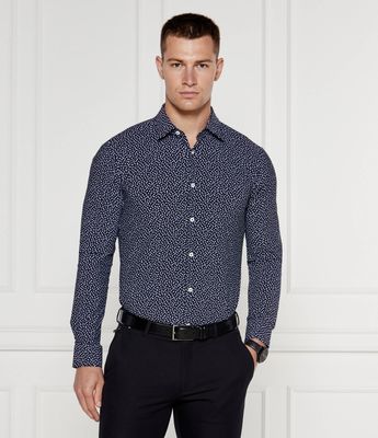 Koszula męska jesienna BOSS BLACK ze sklepu: Gomez Fashion Store w kategorii: Koszule męskie - zdjęcie 874714-BD9-10338_BB244M000123410