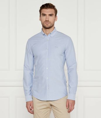 Koszula męska na wiosnę BOSS BLACK ze sklepu: Gomez Fashion Store w kategorii: Koszule męskie - zdjęcie 874714-BD9-10338_BB244M000124450