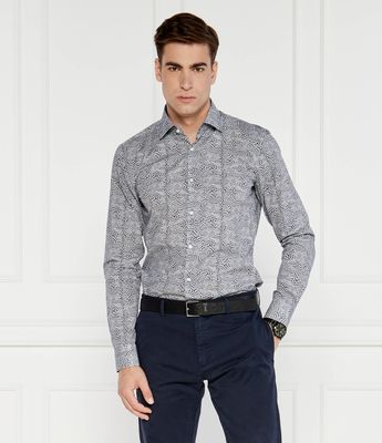 Koszula męska casual HUGO ze sklepu: Gomez Fashion Store w kategorii: Koszule męskie - zdjęcie 874714-BD9-10338_BU244M000015405