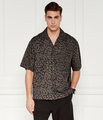 Koszula męska młodzieżowa na lato HUGO ze sklepu: Gomez Fashion Store w kategorii: Koszule męskie - zdjęcie 874714-BD9-10338_BU244M000027009