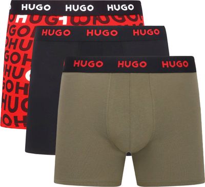 Majtki męskie z napisami Hugo Bodywear ze sklepu: Gomez Fashion Store w kategorii: Majtki męskie - zdjęcie 874714-BD9-10338_BZ244M000004978