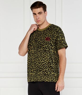 Piżama męska w nadruki Hugo Bodywear ze sklepu: Gomez Fashion Store w kategorii: Piżamy męskie - zdjęcie 874714-BD9-10338_BZ244M000015003