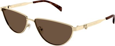 Alexander McQueen - Okulary przeciwsłoneczne damskie ze sklepu: Gomez Fashion Store w kategorii: Okulary przeciwsłoneczne damskie - zdjęcie 874714-BD9-10338_AQ242W000005102