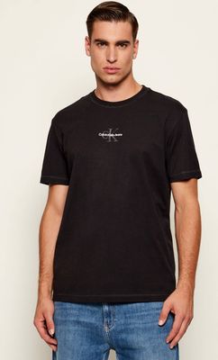 T-shirt męski casual Calvin Klein Jeans ze sklepu: Gomez Fashion Store w kategorii: T-shirty męskie - zdjęcie 874714-BD9-10338_CJ244M000026A81
