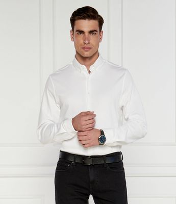 Koszula męska na wiosnę elegancka Calvin Klein ze sklepu: Gomez Fashion Store w kategorii: Koszule męskie - zdjęcie 874714-BD9-10338_CK244M000005257