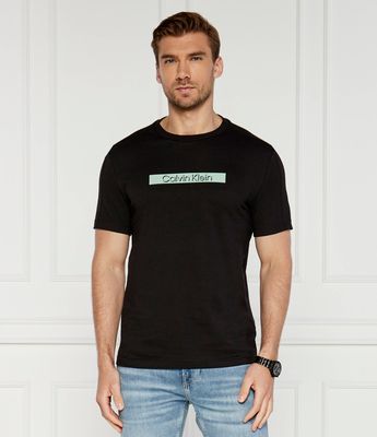 Calvin Klein - T-shirt męski casual ze sklepu: Gomez Fashion Store w kategorii: T-shirty męskie - zdjęcie 874714-BD9-10338_CK244M000023A23