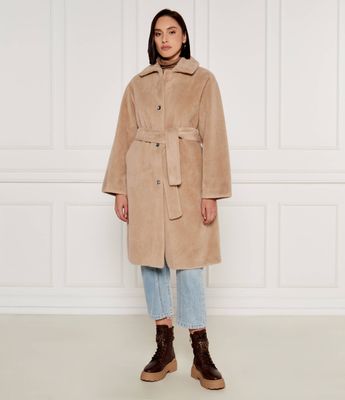 Płaszcz damski jesienny Pinko ze sklepu: Gomez Fashion Store w kategorii: Płaszcze damskie - zdjęcie 874714-BD9-10338_PI244W000255699