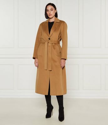 Płaszcz damski Pinko ze sklepu: Gomez Fashion Store w kategorii: Płaszcze damskie - zdjęcie 874714-BD9-10338_PI244W000256A13