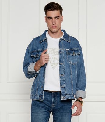 Guess Jeans - Kurtka męska na wiosnę ze sklepu: Gomez Fashion Store w kategorii: Kurtki męskie - zdjęcie 874714-BD9-10338_GE244M000019Q77