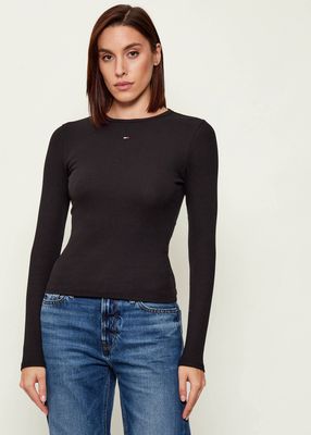 Bluzka damska Tommy Jeans ze sklepu: Gomez Fashion Store w kategorii: Bluzki damskie - zdjęcie 874714-BD9-10338_TM244W000047D44