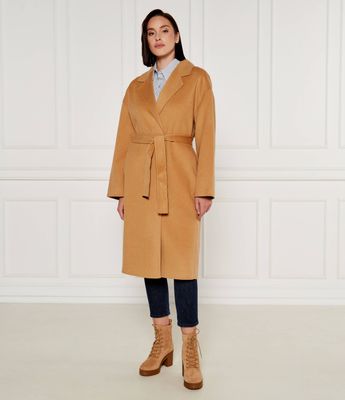 Płaszcz damski casual Calvin Klein ze sklepu: Gomez Fashion Store w kategorii: Płaszcze damskie - zdjęcie 874714-BD9-10338_CK244W000019C21