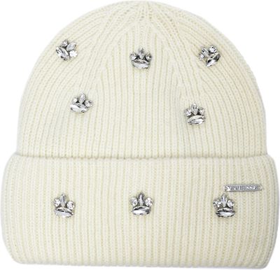 Czapka zimowa damska elegancka Guess ze sklepu: Gomez Fashion Store w kategorii: Czapki zimowe damskie - zdjęcie 874714-BD9-10338_GU245W000135835