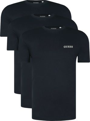 T-shirt męski bez wzorów w sportowym stylu Guess Underwear ze sklepu: Gomez Fashion Store w kategorii: T-shirty męskie - zdjęcie 874714-BD9-10338_GB245M000022683