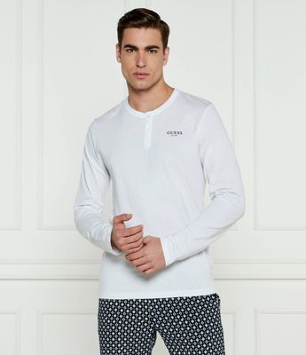 Piżama męska gładki Guess Underwear ze sklepu: Gomez Fashion Store w kategorii: Piżamy męskie - zdjęcie 874714-BD9-10338_GB245M000023G41