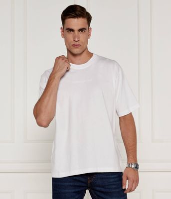 T-shirt męski klasyczny casual Guess Jeans ze sklepu: Gomez Fashion Store w kategorii: T-shirty męskie - zdjęcie 874714-BD9-10338_GE245M000019F11