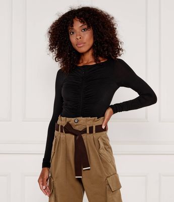 Bluzka damska Pinko ze sklepu: Gomez Fashion Store w kategorii: Bluzki damskie - zdjęcie 874714-BD9-10338_PI245W000117099