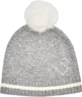 Czapka zimowa damska casual Liu Jo Sport ze sklepu: Gomez Fashion Store w kategorii: Czapki zimowe damskie - zdjęcie 874714-BD9-10338_LS244W000036432