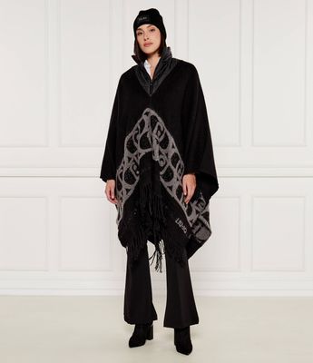 Ponczo Liu Jo ze sklepu: Gomez Fashion Store w kategorii: Poncza - zdjęcie 874714-BD9-10338_LC245W000059222
