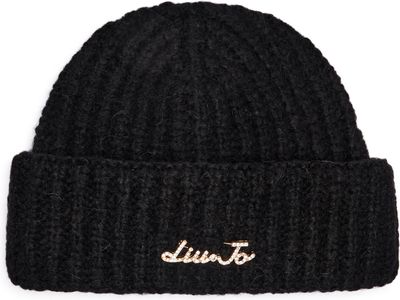 Czapka zimowa damska casual Liu Jo ze sklepu: Gomez Fashion Store w kategorii: Czapki zimowe damskie - zdjęcie 874714-BD9-10338_LC245W000073222