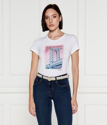 Liu Jo - Bluzka damska ze sklepu: Gomez Fashion Store w kategorii: Bluzki damskie - zdjęcie 874714-BD9-10338_LJ245W000027U56