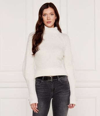 Sweter damski casual Liu Jo ze sklepu: Gomez Fashion Store w kategorii: Swetry damskie - zdjęcie 874714-BD9-10338_LJ245W000050701