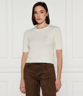 Sweter damski casual Liu Jo ze sklepu: Gomez Fashion Store w kategorii: Swetry damskie - zdjęcie 874714-BD9-10338_LJ245W000053701