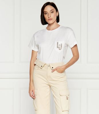 Bluzka damska wiosenna Liu Jo ze sklepu: Gomez Fashion Store w kategorii: Bluzki damskie - zdjęcie 874714-BD9-10338_LJ245W000025U33